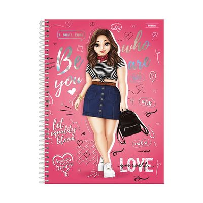 Caderno Universitário Foroni Amigas para Sempre 10 Matérias 160 Folhas Capas Diversas - Item Sortido