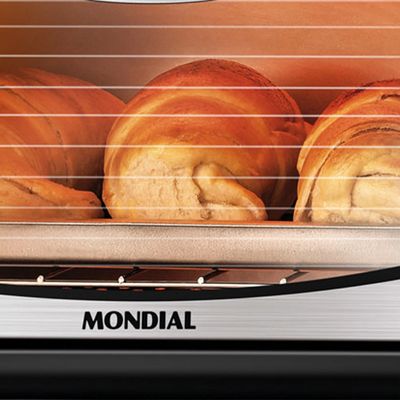 Forno Elétrico Mondial Pratic Cook FR-09 Preto 6 Litros - 220V