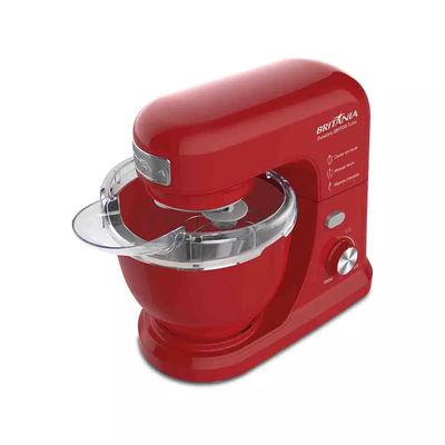 Batedeira Planetária Britânia BBP700V Turbo Vermelha - 700W 220V