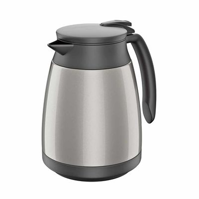 Bule Térmico Euro Ibiza Shine com Gatilho em Inox Prateado 1L