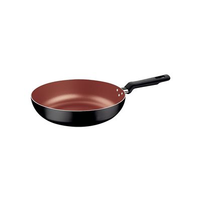 Frigideira Funda Antiaderente Tramontina Loreto Preto e Cobre 24cm
