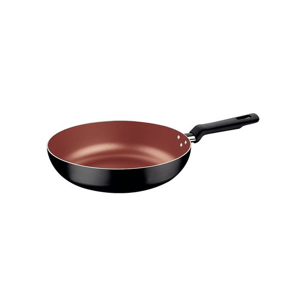 Frigideira Funda Antiaderente Tramontina Loreto Preto e Cobre 24cm Frigideira Funda Antiaderente Tramontina Loreto Preto e Cobre 24cm