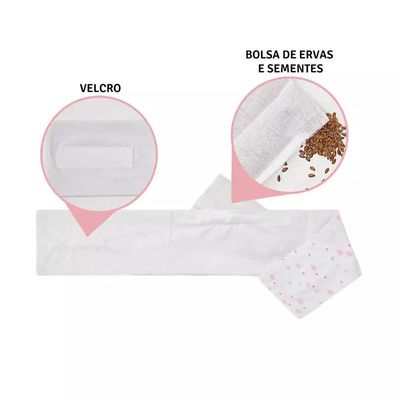 Faixa Térmica Papi Anti Cólicas Malha Gota com Sementes de Ervas