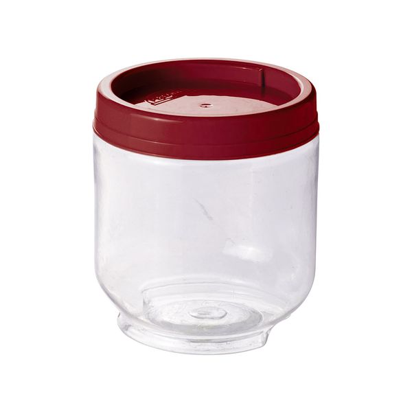 Pote Plástico Plasútil Gire Trave Vermelho 550ml