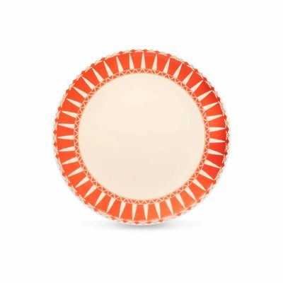 Prato de Sobremesa Cerâmica Le Solar Amarelo Unni 20cm