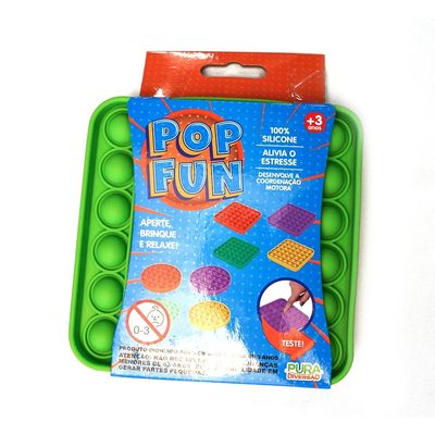Pop It Fun Yestoys Quadrado - Item Sortido