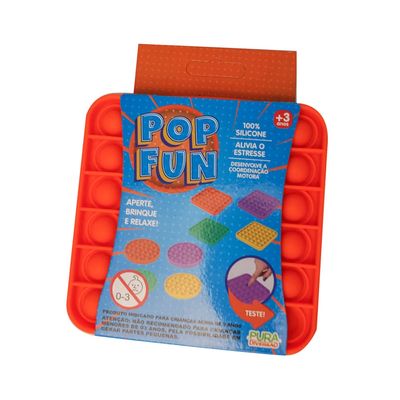 Pop It Fun Yestoys Quadrado - Item Sortido