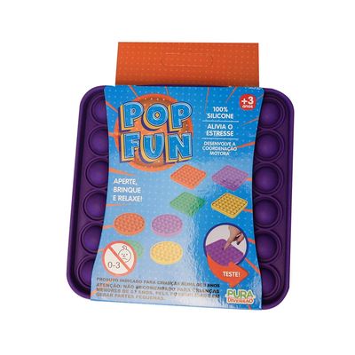 Pop It Fun Yestoys Quadrado - Item Sortido