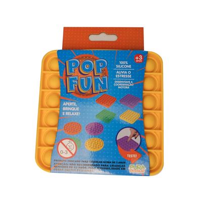 Pop It Fun Yestoys Quadrado - Item Sortido