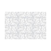 Plástico Adesivo Contact Decorado Arabesco Cinza 45cmx2m