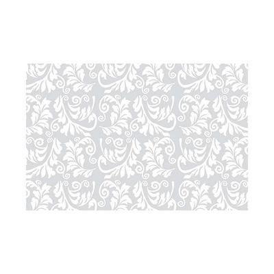 Plástico Adesivo Contact Decorado Arabesco Cinza 45cmx2m