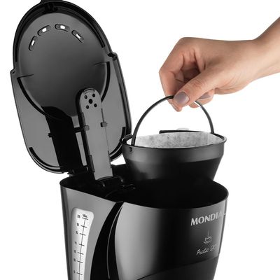 Cafeteira Elétrica Mondial Pratic CN-01 Preta 20 Xícaras - 220V