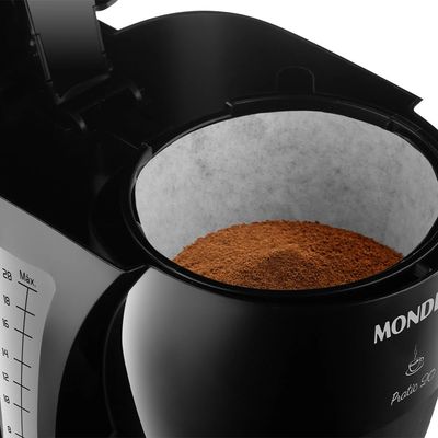 Cafeteira Elétrica Mondial Pratic CN-01 Preta 20 Xícaras - 220V