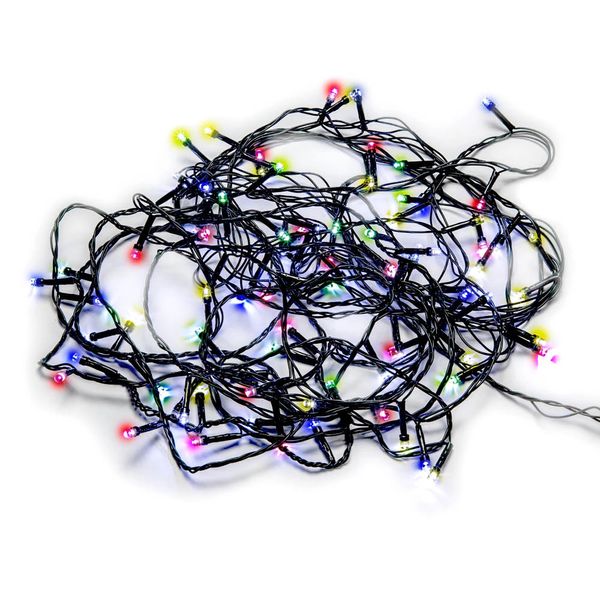 Pisca Led DeA 100 Lâmpadas 127V 8 Funções Fio Verde 8m Colorido Pisca Led DeA 100 Lâmpadas 127V 8 Funções Fio Verde 8m Colorido