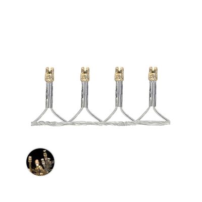 Pisca Led DeA 100 Lâmpadas 127V 8 Funções Fio Verde 8m Branco Quente