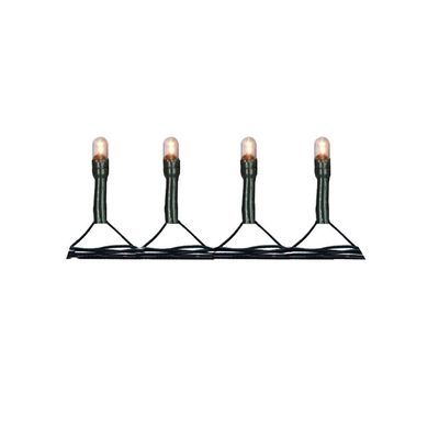 Micro Lâmpada DeA 100 Lâmpadas 127V 8 Funções Fio Verde 4m Branco
