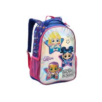 Mochila Infantil Seanite Costal Hey Glitt Girls 16" com Squeeze