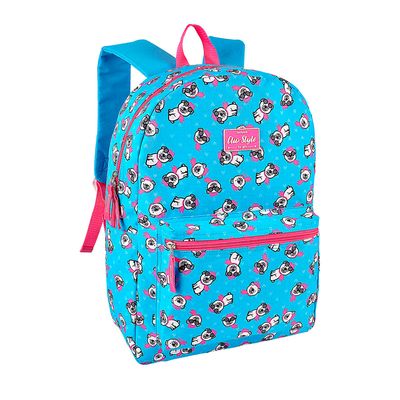 Mochila Teen Clio Style Buldogue Pets MF9123 17" - Item Sortido