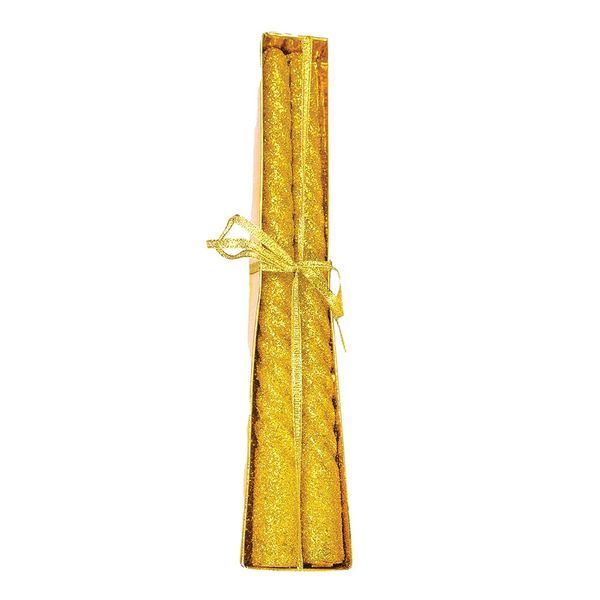Vela Castiçal Winth com 2 Unidades Dourado 25cm Vela Castiçal Winth com 2 Unidades Dourado 25cm