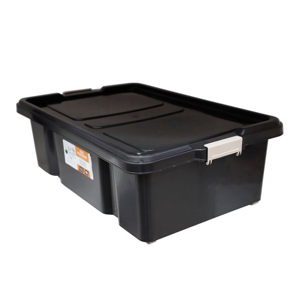 Caixa Organizadora com Rodas Le Eco Premium em Plástico 29L Caixa Organizadora com Rodas Le Eco Premium em Plástico 29L