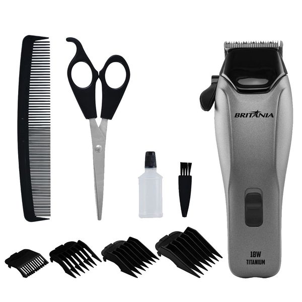 Cortador de Cabelo Britânia Titanium BCR18T - 220V