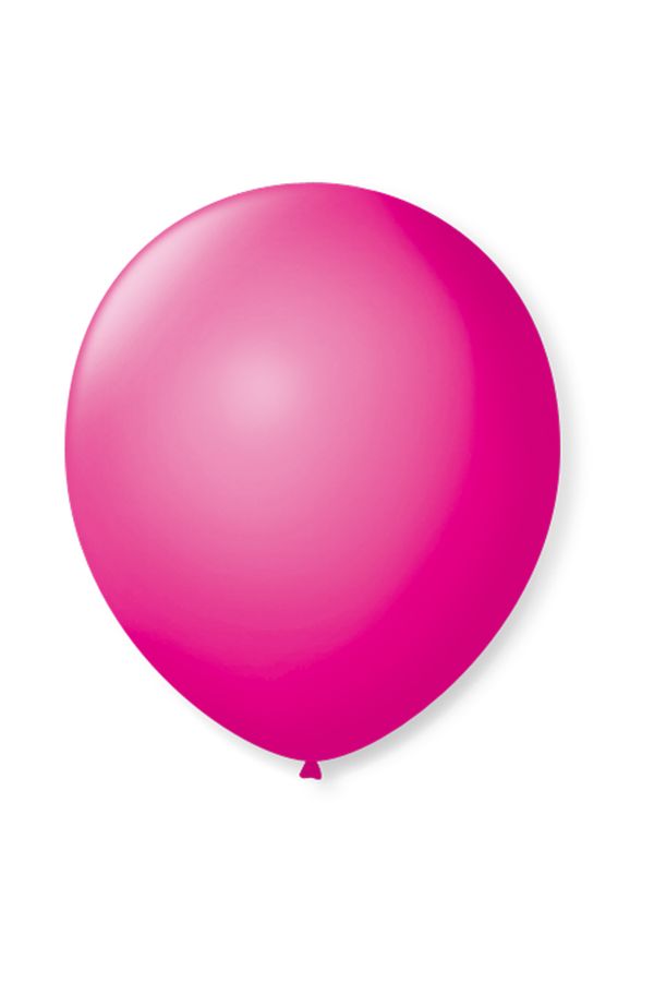 Balão São Roque Imperial Nº7 com 50 Unidades Rosa Shock