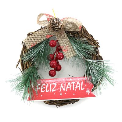 Guirlanda Feliz Natal Le 15cm