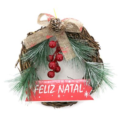Guirlanda Feliz Natal Le 15cm