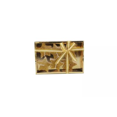 Kit Vela Estrela Glitter Le 4,5x2cm