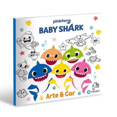 Livro Infantil Culturama Arte e Cor Baby Shark