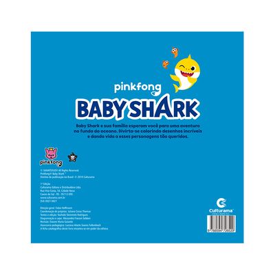 Livro Infantil Culturama Arte e Cor Baby Shark