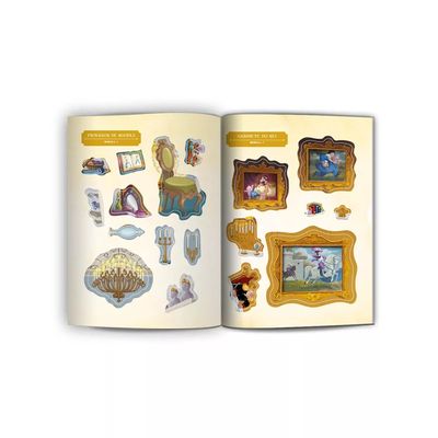Livro Infantil Culturama Castelo Encantado Disney Cinderela com Adesivos