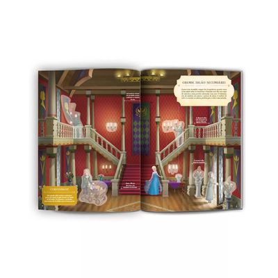 Livro Infantil Culturama Castelo Encantado Disney Frozen com Adesivos