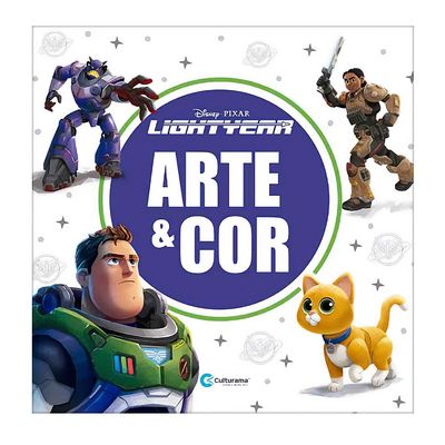 Livro Infantil Arte e Cor Lightyear Culturama