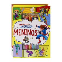 Livro Infantil Todolivro Megakit para Colorir Meninos