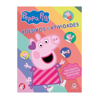 Livro Adesivos e Atividades Ciranda Cultural Peppa Pig