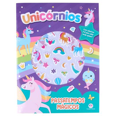 Livro Adesivos 3D Unicórnios 16655 - Ciranda