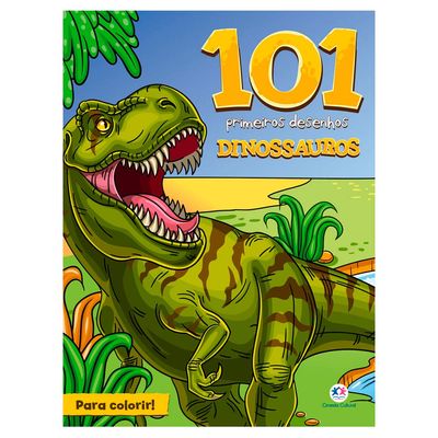 Livro 101 Primeiros Desenhos Dinossauros 8611 Ciranda