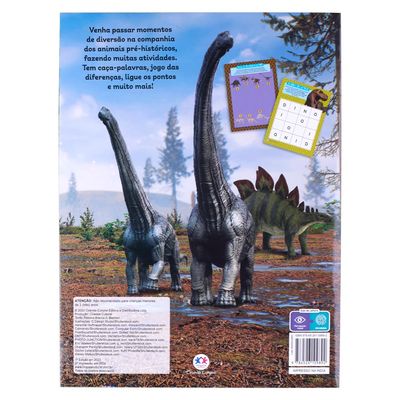 Livro Adesivos 3D Dinossauros 16656 - Ciranda