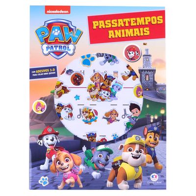 Livro Adesivos 3D Patrulha Canina 16650 - Ciranda