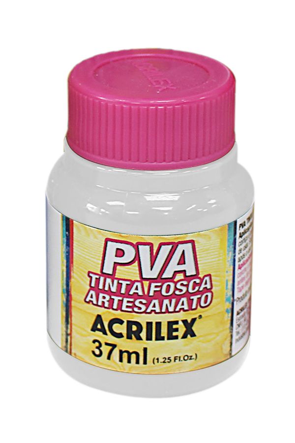 Tinta Pva Fosca para Artesanato 37ml Branca