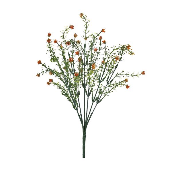 Buquê Mini Flores Grillo X5 Laranja 35x12cm Buquê Mini Flores Grillo X5 Laranja 35x12cm