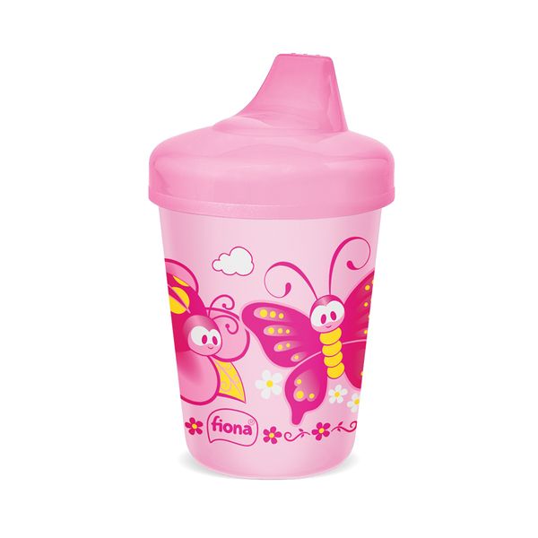 Copo de Treinamento Fiona Rosa 207ml