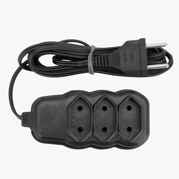 Extensão Bipolar Forusi Guzzi 5m 2P Preta