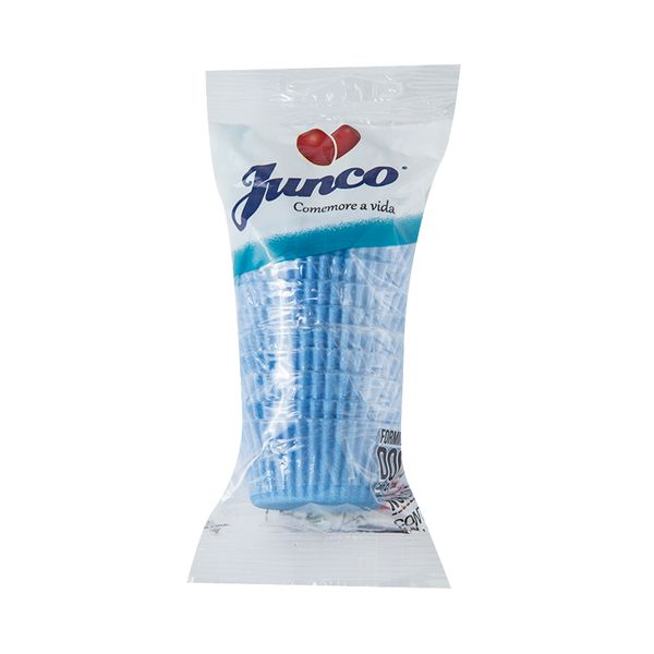 Forminha de Papel Junco Nº3 com 100 Unidades Azul Claro Forminha de Papel Junco Nº3 com 100 Unidades Azul Claro