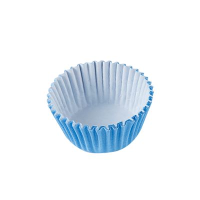 Forminha de Papel Junco Nº3 com 100 Unidades Azul Claro