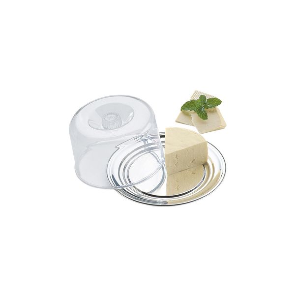 Conjunto para Queijo Minas/Ricota em Acrílico/Inox Brinox Petúnia 16,5cm
