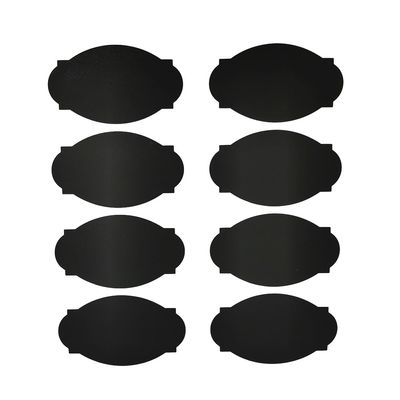 Etiqueta Adesiva de Papel Lousa Decorativa com 6 Unidades Preta Modelos Diversos - Item Sortido