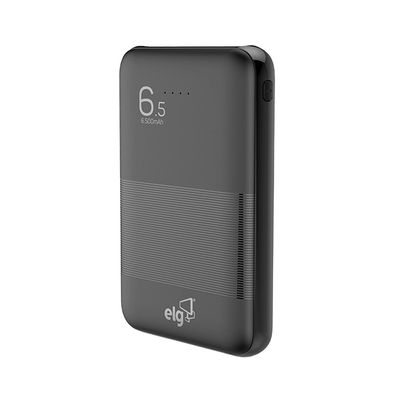 Carregador Portátil ELG PB65 Preto 6.500mAh