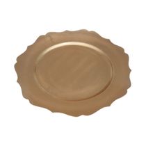 Sousplat de Plástico Le Clássico Dourado 33cm